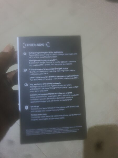 Nano Ledger X Fresh in box
