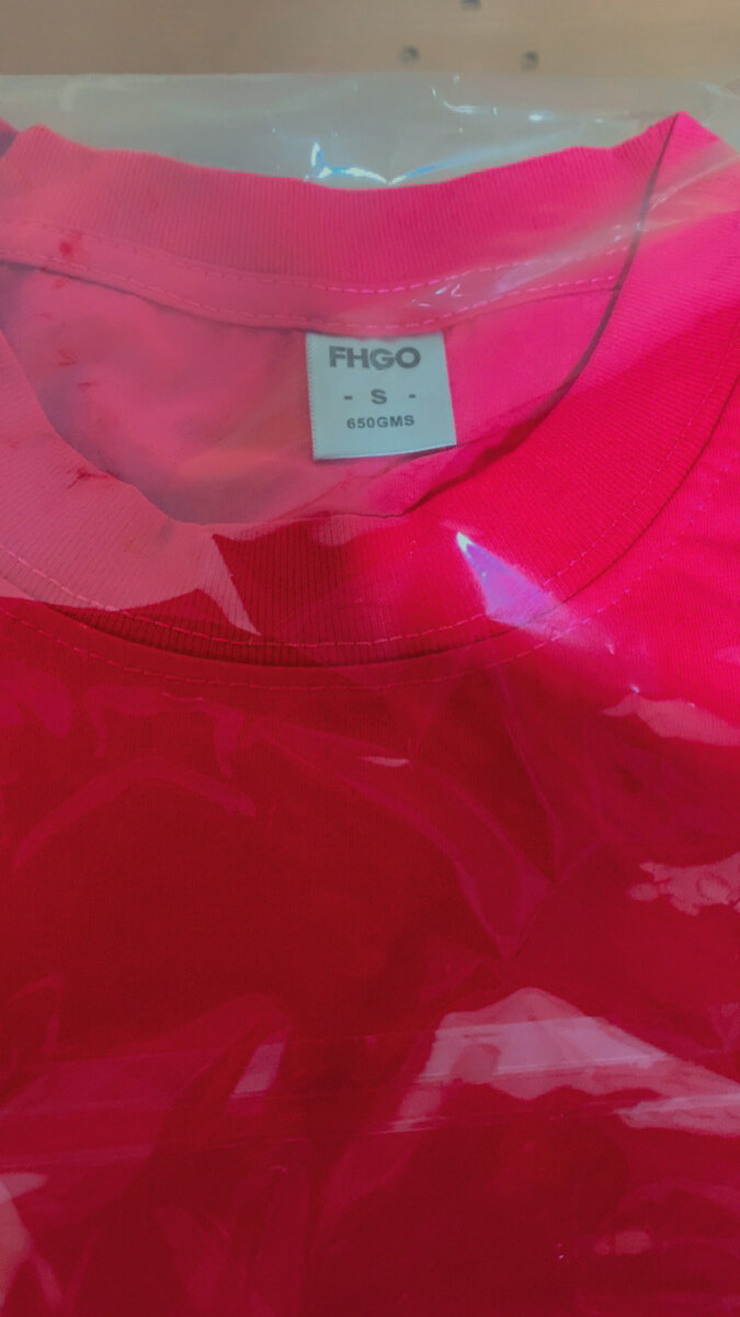 T-shirt rose "Champagne"