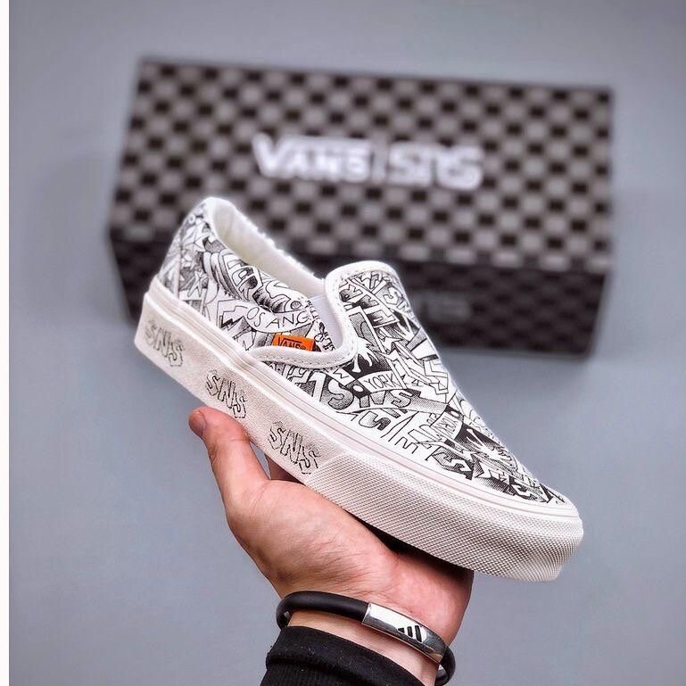 Vans Slip-On Sneakers Graffiti