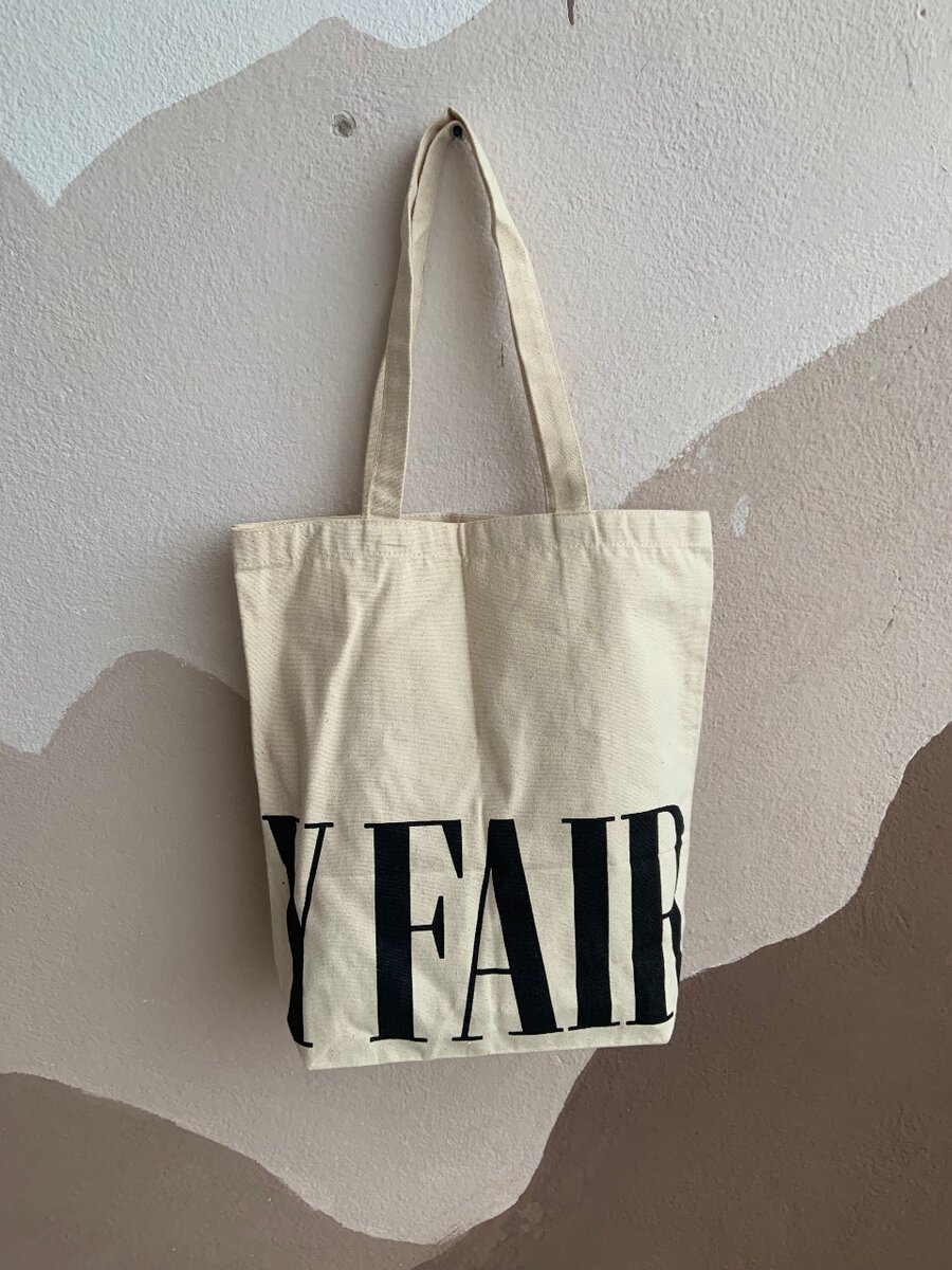 Sac en toile imprimé "Vanity Fair"
