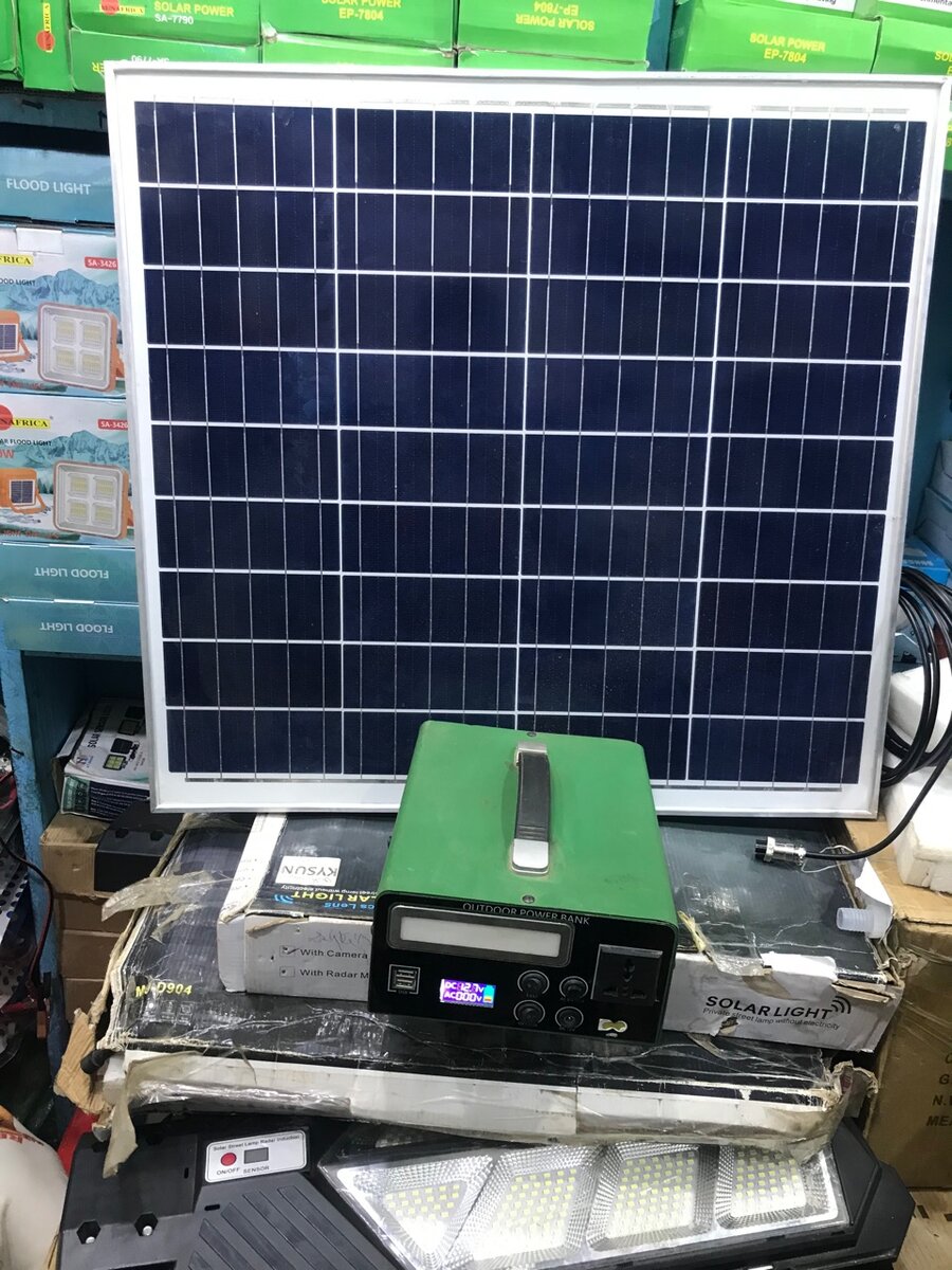 Batterie de secours solaire 500W