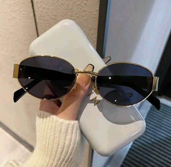 Lunettes de soleil ovales élégantes