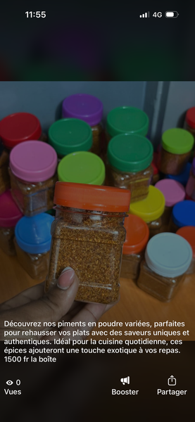 Épices Pimentées en Poudre