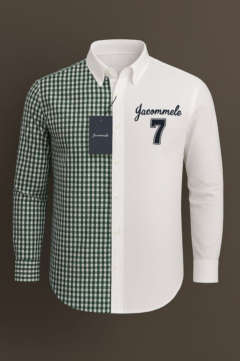 Chemise bicolore élégante