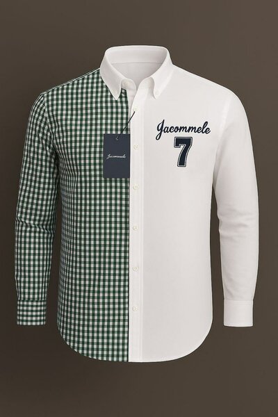 Chemise bicolore élégante