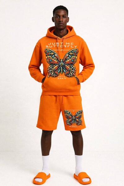 Ensemble Papillon Orange