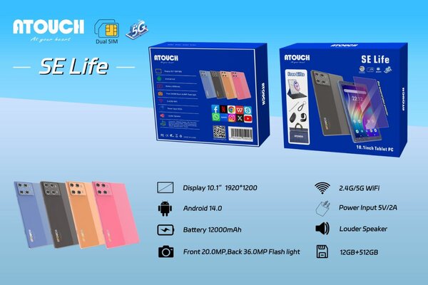 Tablette tactile  SE life 10´´