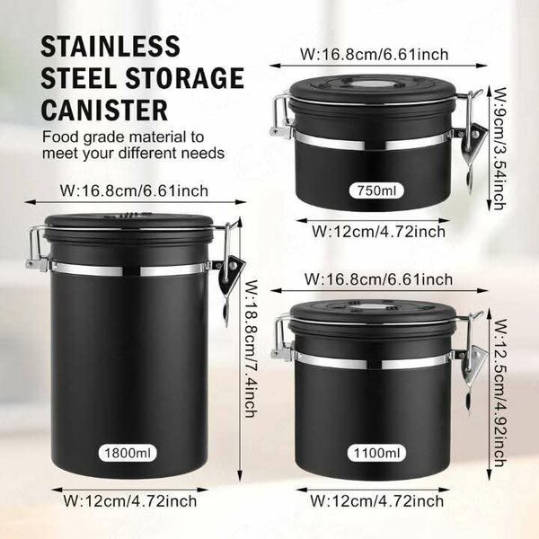 Bocal de stockage de nourritur