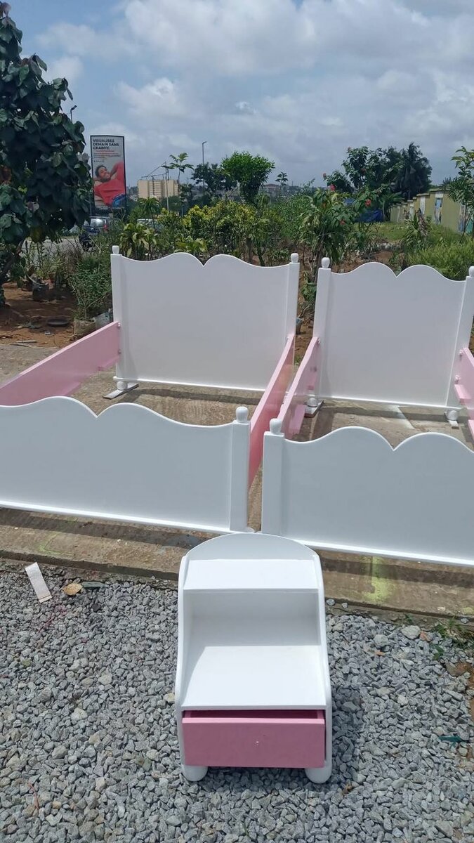 Lit Enfant Princesse Rose