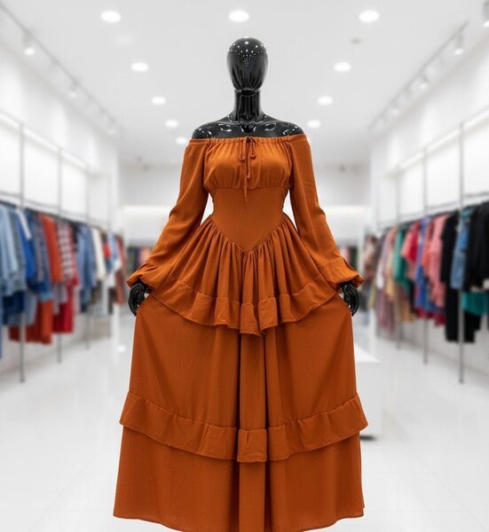 Robe Bohème Évasée Femme