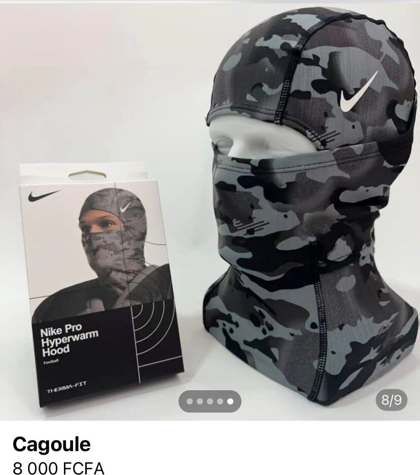 Cagoule camouflage Nike Pro