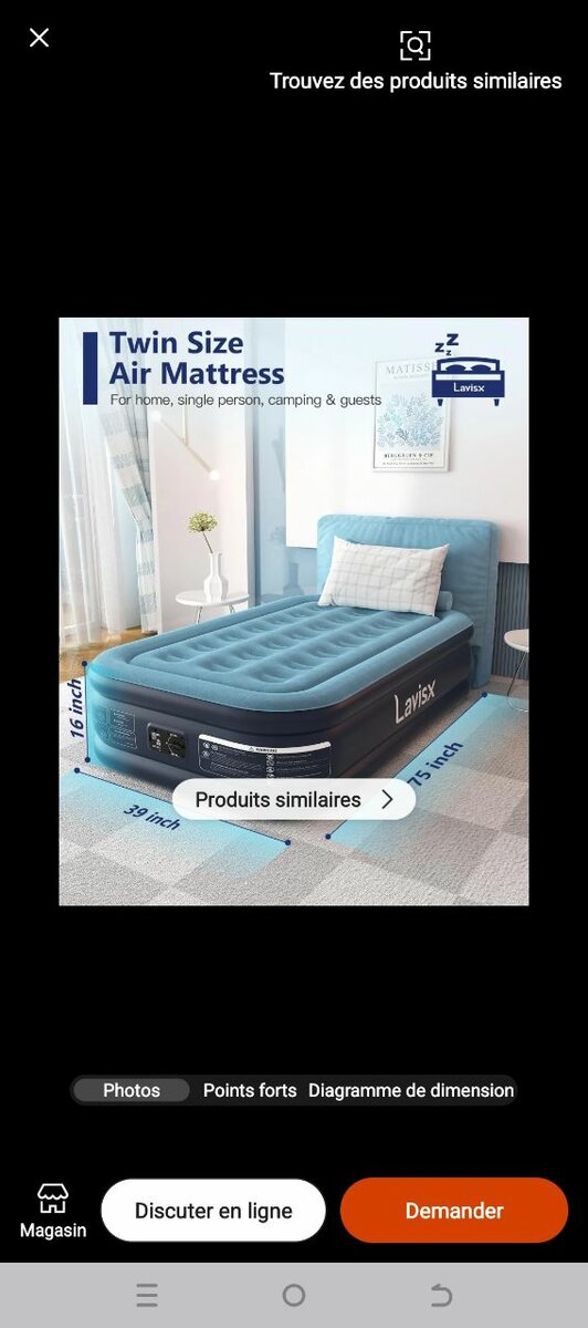 Matelas Gonflable Confort Luxe