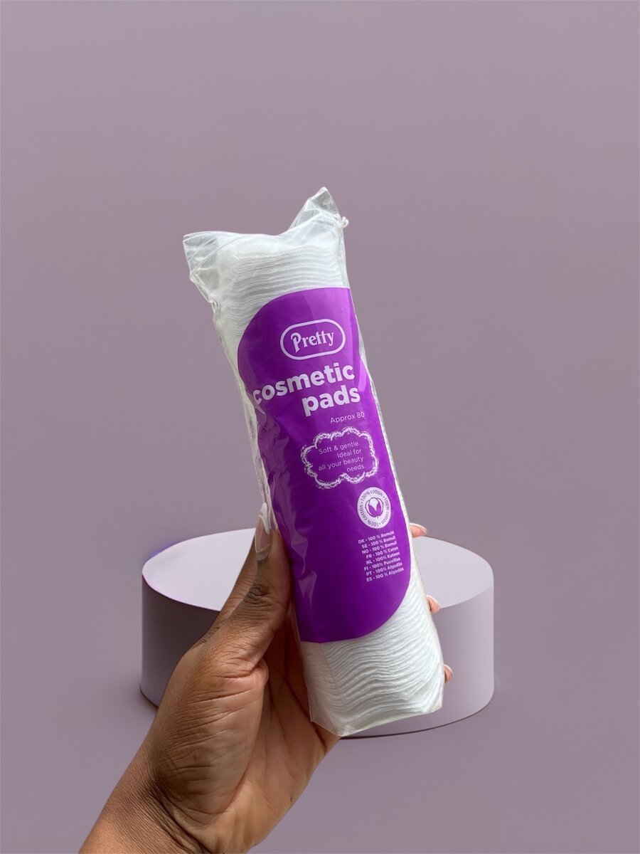 Pretty crown cotton pad