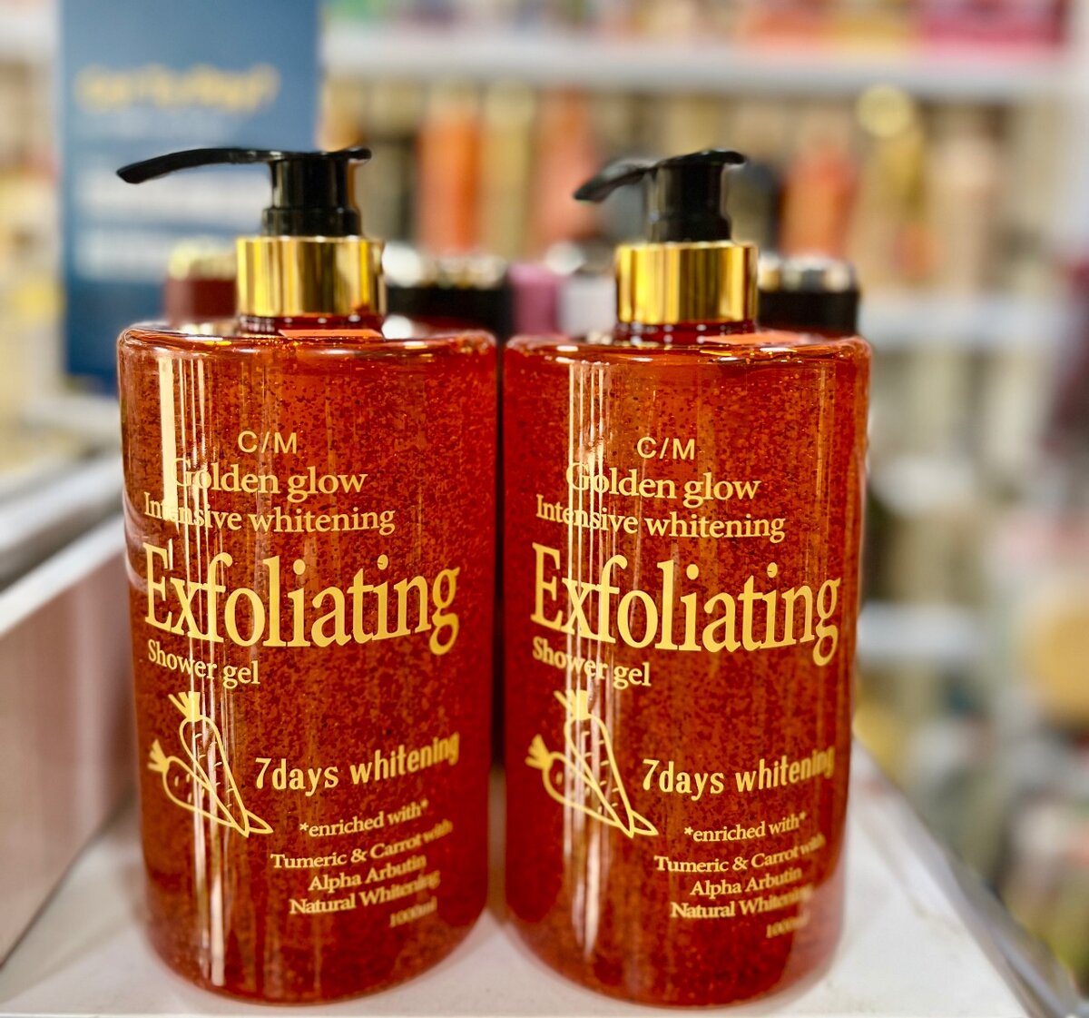 Golden Glow Shower gel