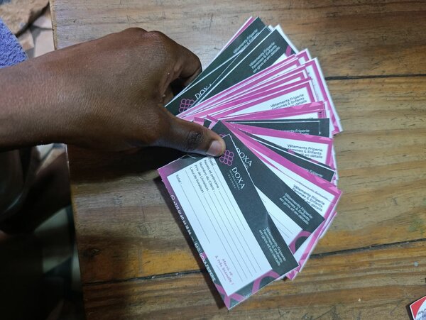 Étiquette de livraison confect