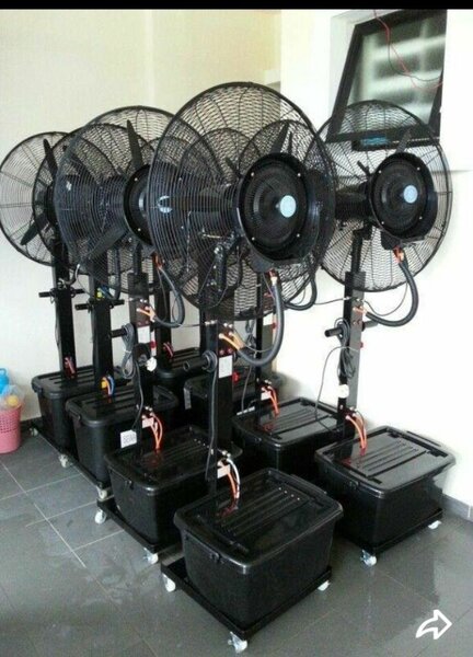 Ventilateur sur pied industriel