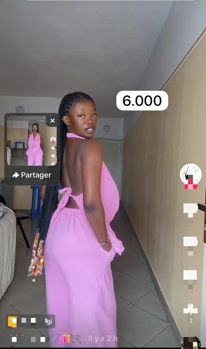 Combinaison rose élégante