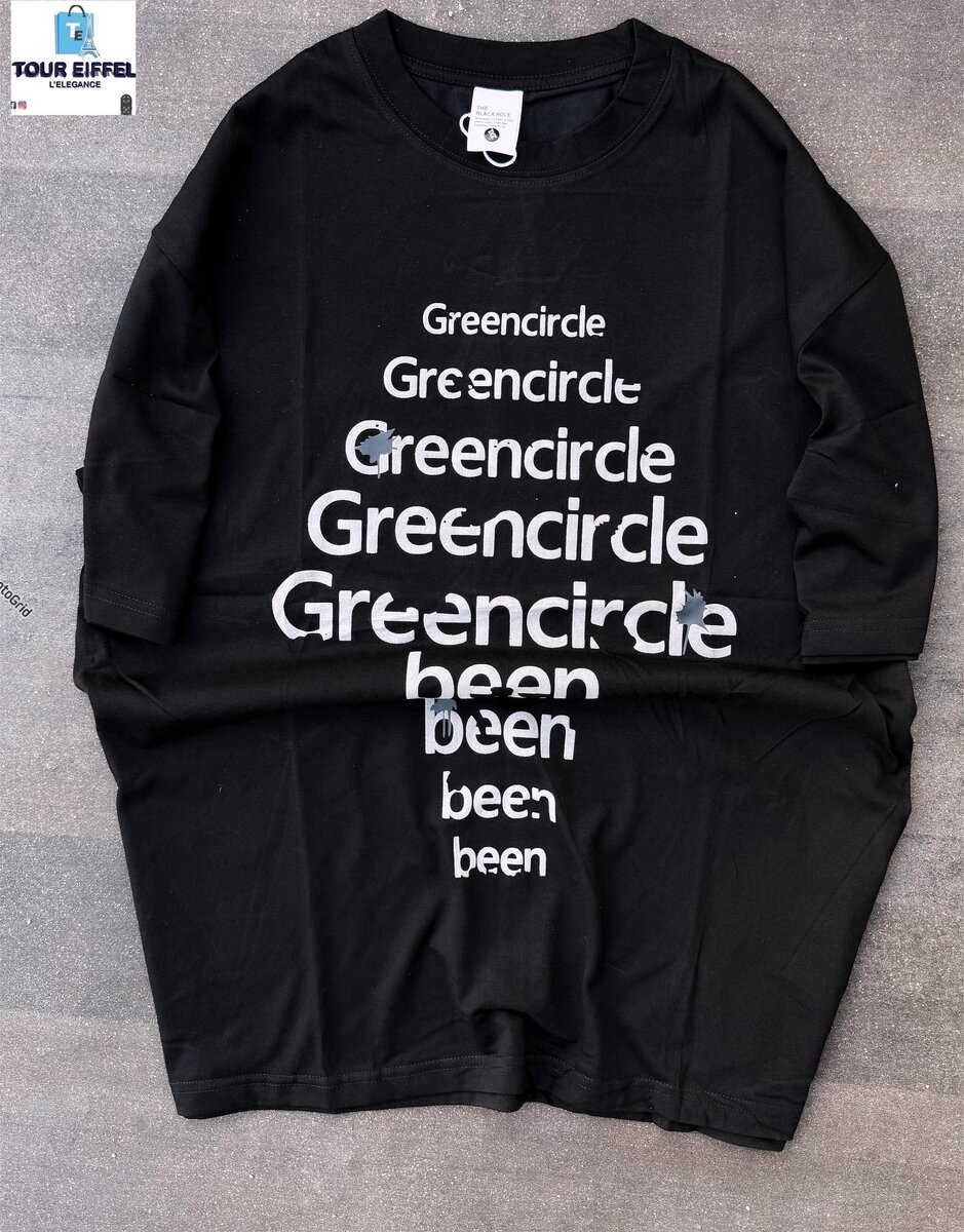 T-shirt noir graphique