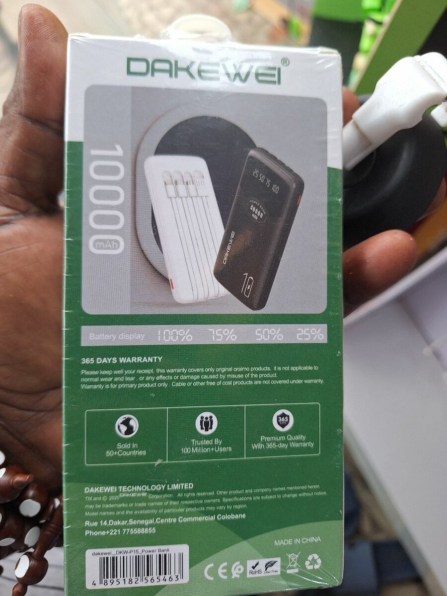 Dakewei Power Bank 10000mAh