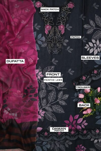 3pc unstich ladies suits