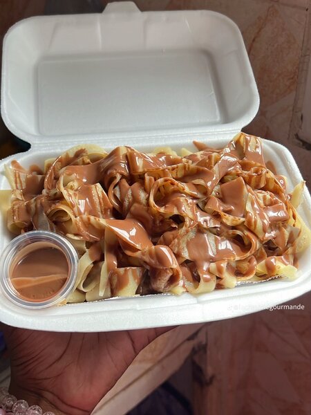 Fetucine de crepe au Nutella