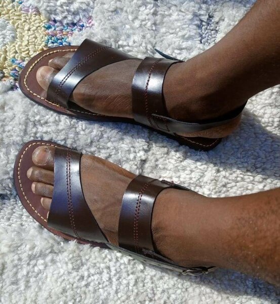 Sandales en cuir pour hommes