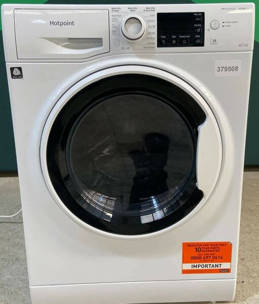 Hotpoint 8kg wash and dry