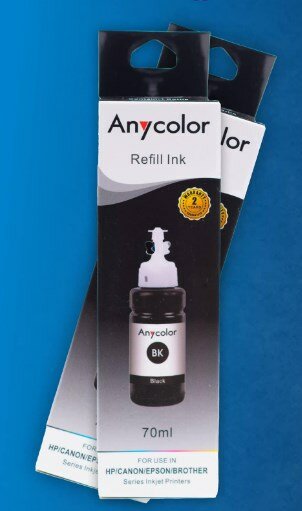 REFILL INK ANYCOLOR Black 70ml
