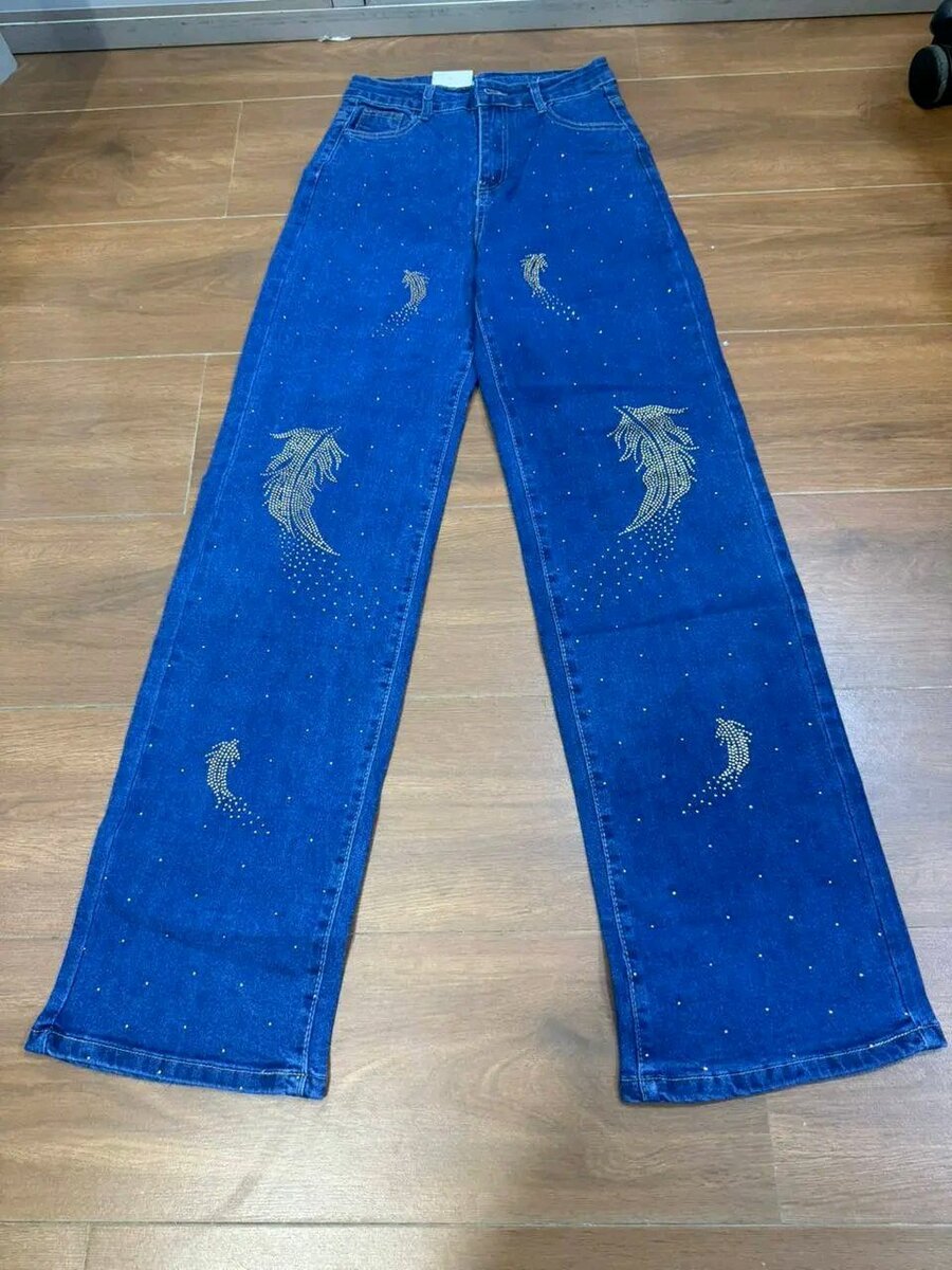 Jean larges pour femmes tendance