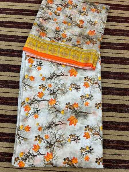 Printed lawn suit