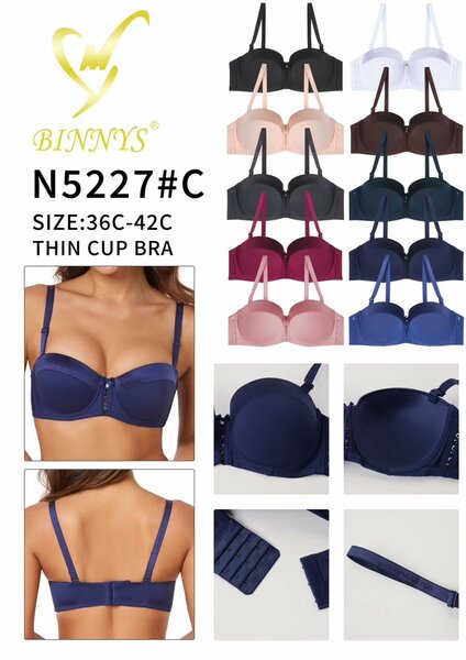 Soutien-gorge mince taille 34B-46D