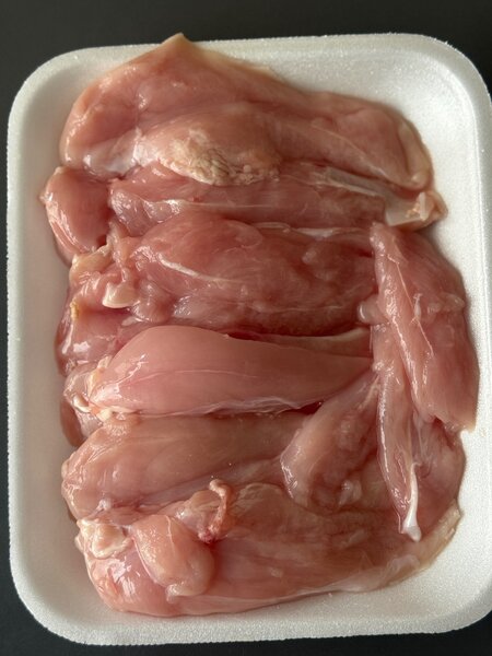 Filets de poulet frais