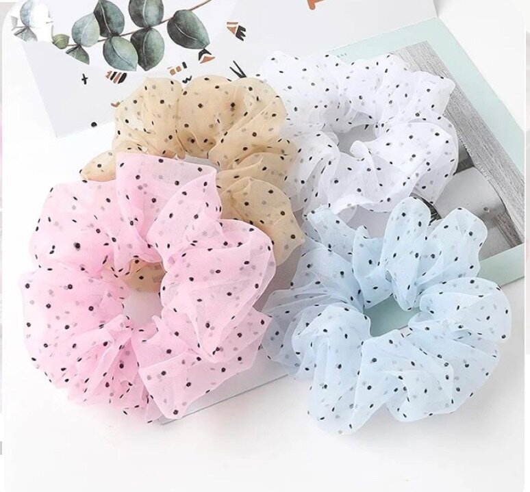 Chouchou Élastique à Pois