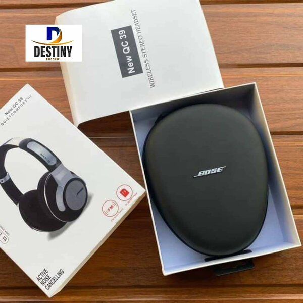 Casque bluetooth Bose QC 39 extra Bass muni d'un coffret
