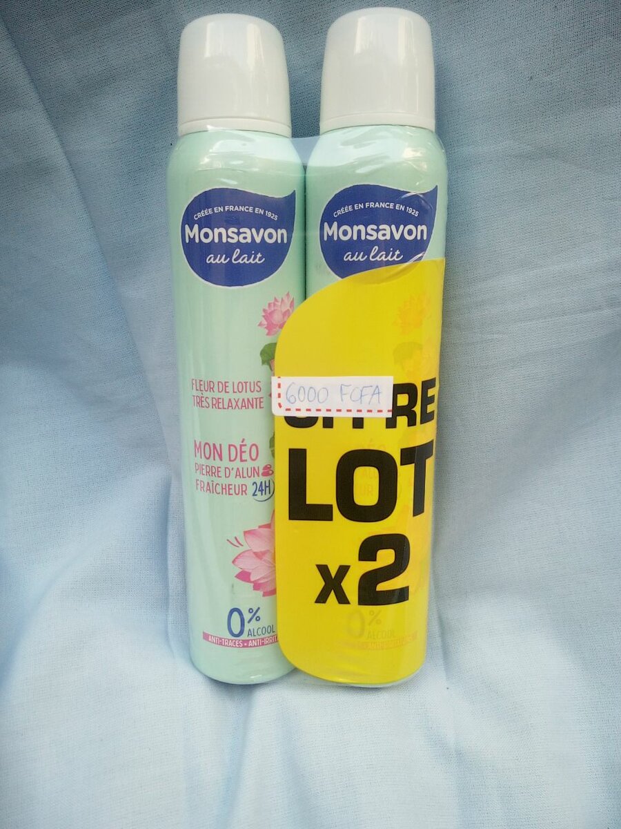 Lot de 2 Déodorants Monsavon
