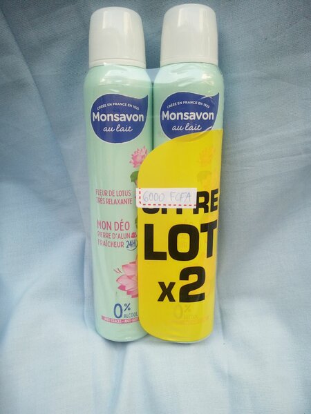 Lot de 2 Déodorants Monsavon