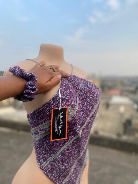 Stylish Purple Knitted Top