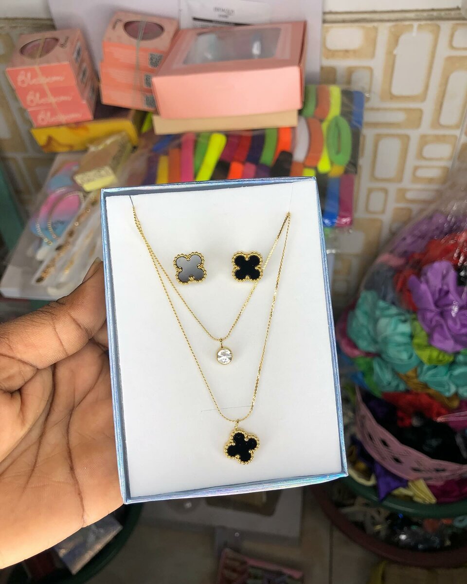Jewelry set black