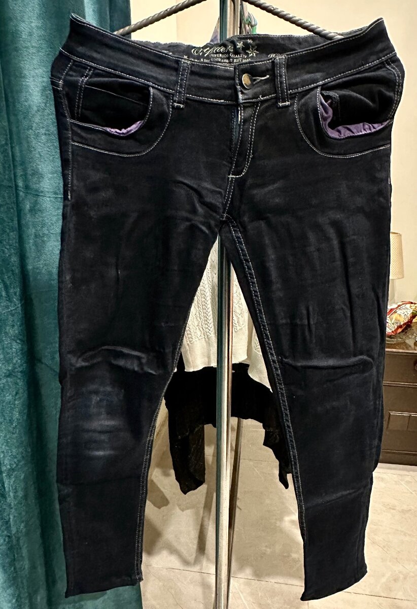 Navy blue women jeans