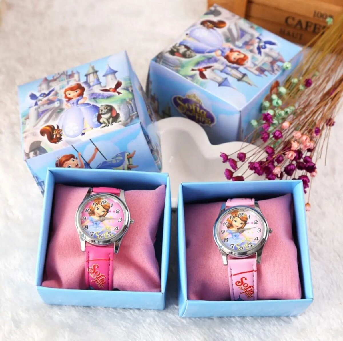 Montre Enfant Princesse Rose
