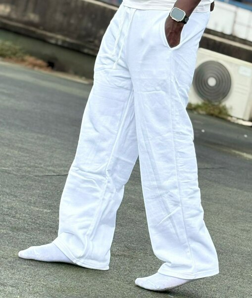 Pantalon blanc décontracté