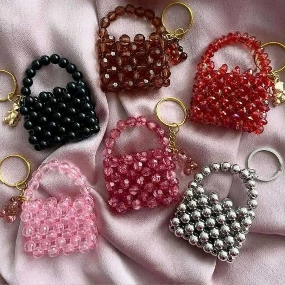 Porte-clés Perles Élégant