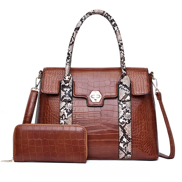 Designer ladies handbags with purse