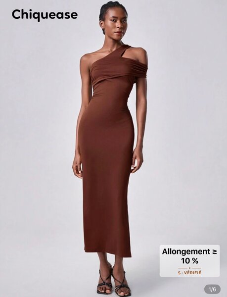 Robe asymétrique élégante