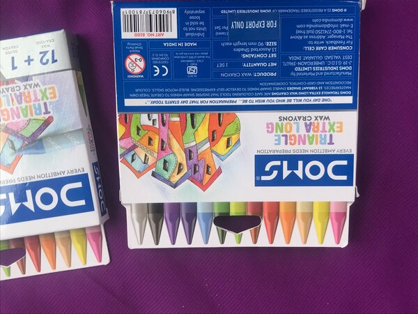 Doms Crayons Triangle 12+1