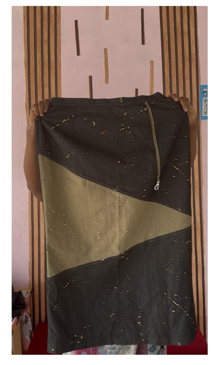 Jupe élégante jean