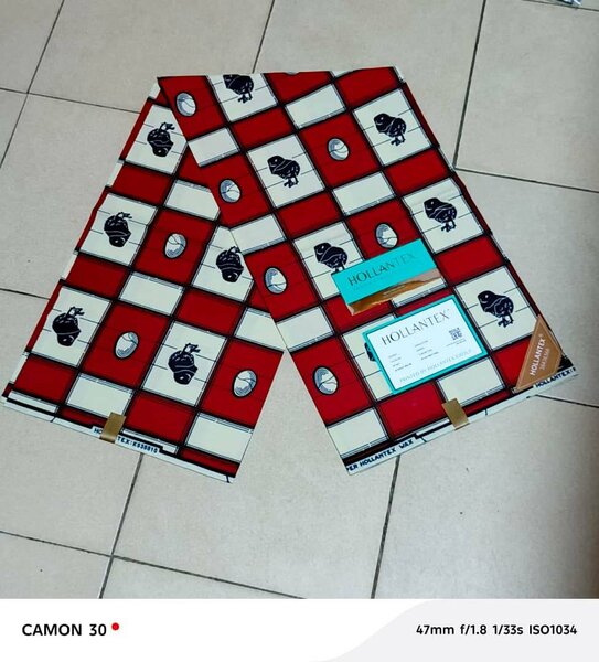 Tissu Wax Africain Coloré