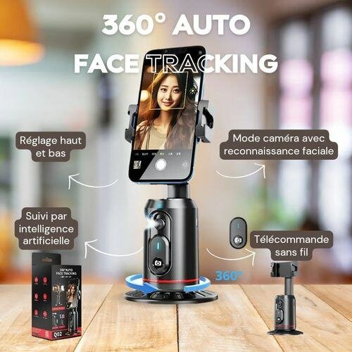 Trépied Selfie Suivi Automatique 360°