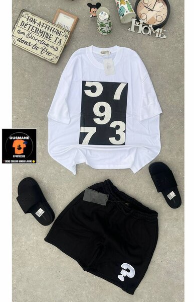 Ensemble T-shirt et Short Été