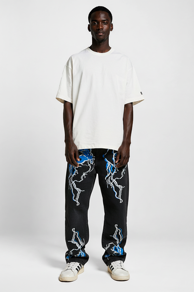 Jean baggy graffiti homme